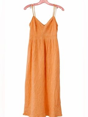 LC Lauren Conrad Peach long Summer Dress